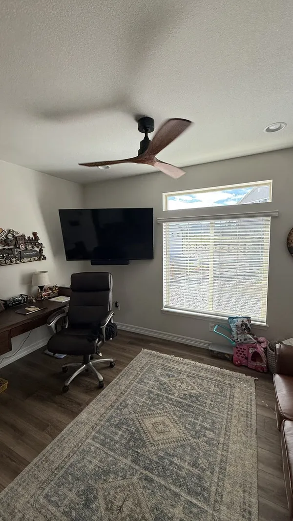 Ceiling fan and TV mount install